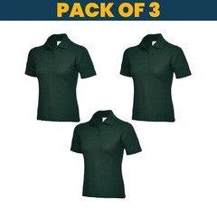 Pack of 3 & 5 Uneek Ladies Classic Polo shirt MULTI PACK workwear top UC106