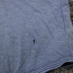 VTG Gap Shirt Mens L Blue Applique Raglan Long Sleeve Preppy Casual Athletic Y2K