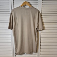 Tommy Bahama Men’s M Twill T-Shirt Crew Neck Short Sleeve Beige Casual Beach NWT