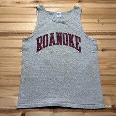 Vintage 80s 90s Roanoke College University Heather Athletic Tank Top USA – Large