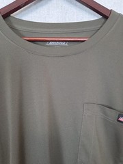 Dickies Work Shirt Men’s 3XL Long Sleeve Crewneck Logo Pocket Utility Comfort