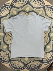 Sanrio Hello Kitty Blue Graphic Print Logo Crew Neck Tagless T-Shirt M