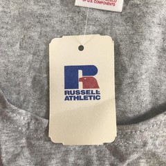 Vintage Russell Athletic Tank Top Mens XL Heather Gray Sleeveless Shirt Cotton