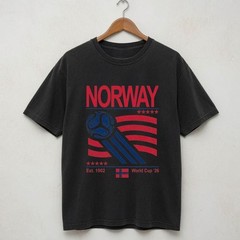 Norway World Cup Shirt Retro Norway Football Fan Tee Landslaget Soccer Gift