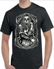 Dia De Los Muertos Black Men’s T-Shirt Small To 3X-Large #9