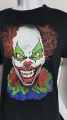 Halloween Killer Clown Men’s T Shirt M Preowned As Is See Description