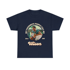 Customise Your Own Photo Unisex T-shirt – My Favourite People Call Me