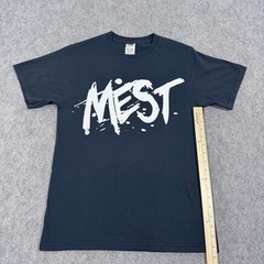 Fruit Of The Loom Best “Mest” Graphic Pullover T-Shirt Men’s Size Small Black
