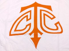 TULSA COUNTRY CLUB TCC Golf Opolis Clothing Co. T-Shirt White Orange XL ~ New