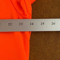 A4 Adult Size XL Bright Orange Long Sleeve Crew Neck Performance Tee New