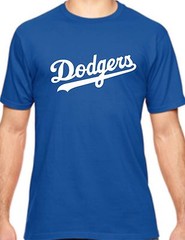 DODGERS PERSONALIZED T-SHIRT WITH YOUR NAME AND NUMBER