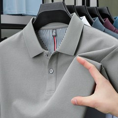 100% pure cotton short sleeved men’s polo shirt summer boutique fashion high-qua