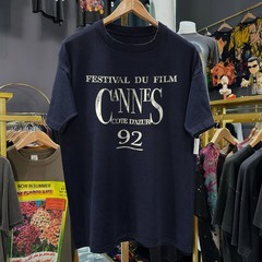 1992 Cannes Film Festival Aged T-Shirt Black M