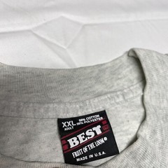 Vintage 90s Single Stitch T-Shirt Mens XXL Gray Volleyball Art Sports USA Made