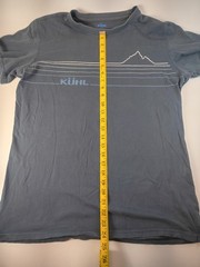 Kuhl Blue Logo Mens Navy Blue Graphic T-shirt Mens Large