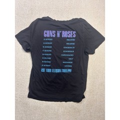 Guns N Roses Use Your Illusion II Tour 1991 Graphic T-Shirt Black Mens Medium