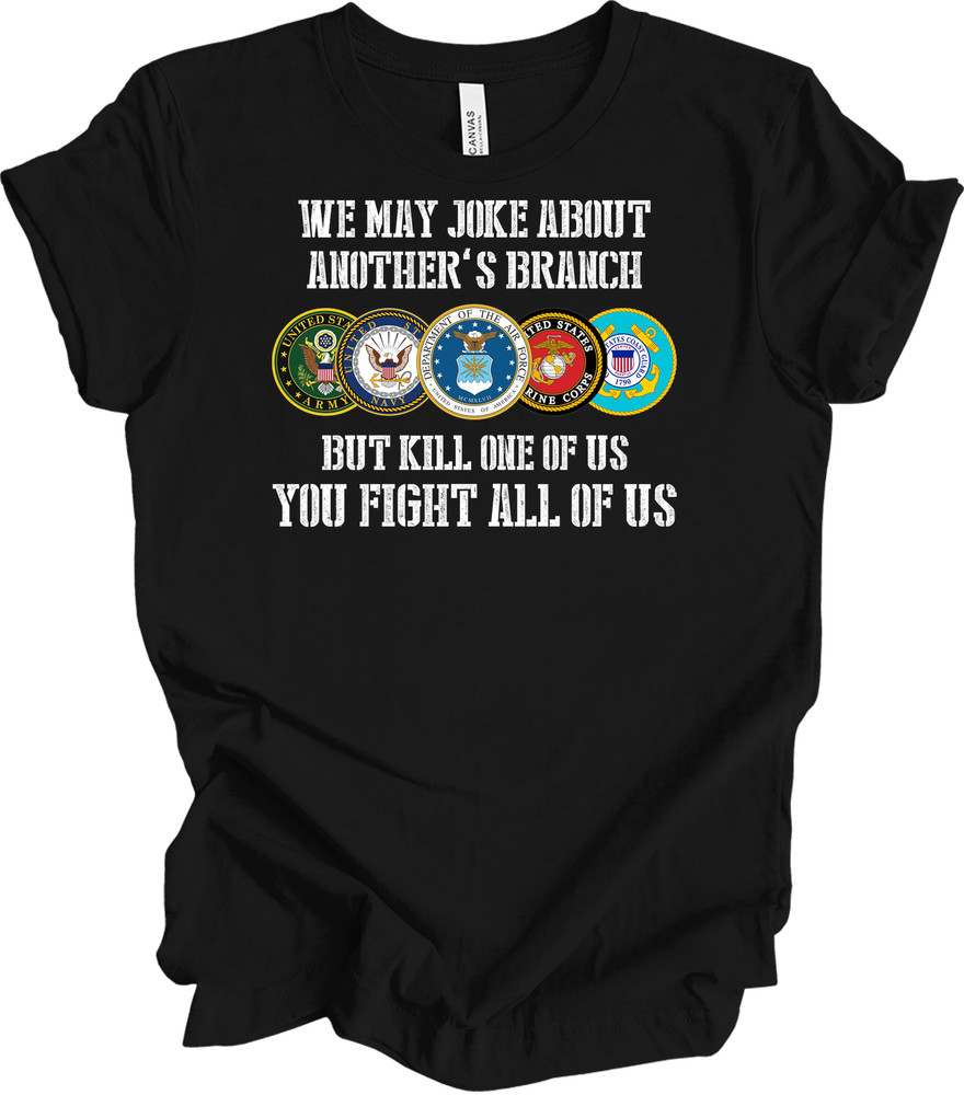 US Military Branches Unity T-Shirt – Unisex Veteran Tee