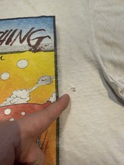 Vintage Fear And Loathing Shirt Ralph Steadman Art Movie Tee Large Distressed