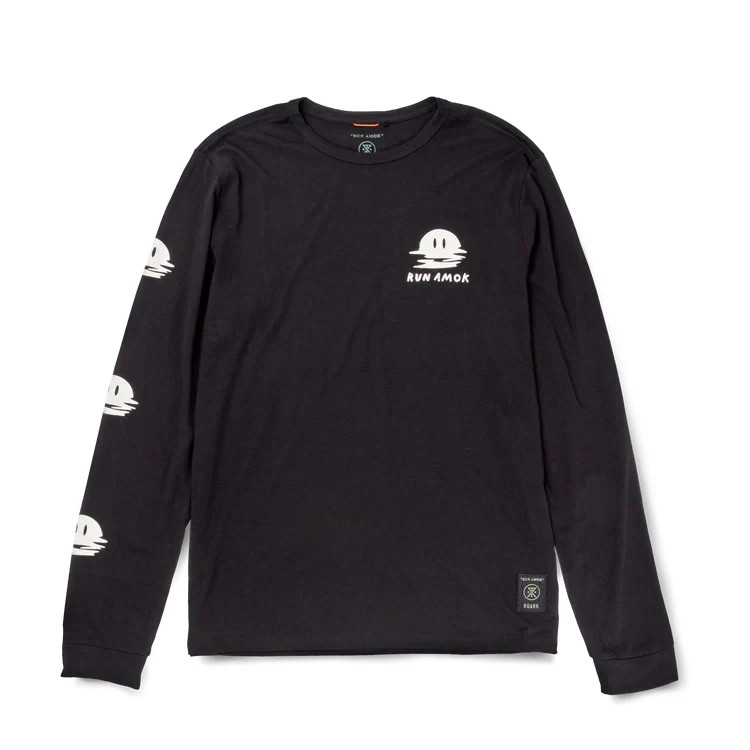 Roark Mathis Men’s Run Amok L/S Tee Medium Active NEW #5818 Workout
