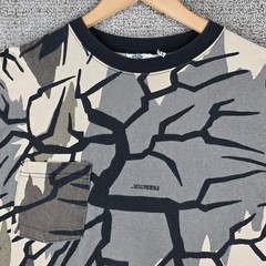 Predator Camouflage Mens XL Long Sleeve Pocket T-Shirt Gray Fall Camo USA
