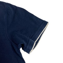 J Crew Henley Shirt Mens XL Navy Blue Contrast Trim Cotton Short Sleeve Preppy