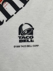 Vintage Taco Bell Chihuahua Shirt Mens Large White Chicken Channel Oneita Tee