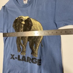Hanes Beefy X-Large Elephant Blue T-Shirt Size Medium Lincoln Zoo