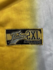 VTG 90’s Fubu League Men’s Sz XL Baseball Jersey Shirt Black Yellow Embroidered