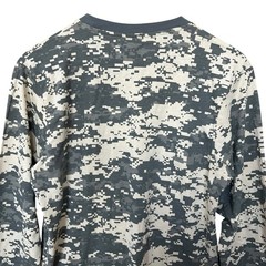 MIL-TEC Camo Long Sleeve T Shirt Adult Medium Military Tactical Woodland