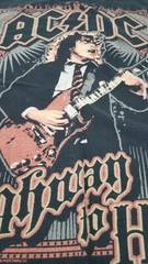 ACDC AC/DC MENS BLACK tshirt angus young highway to hell