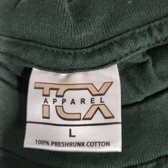 TCX William & Mary Long Sleeve T Shirt Adult L Preshrunk Cotton Green 131