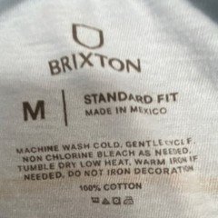 Brixton Blue Men’s Medium Crew Neck Short Sleeve T-Shirt FREE SHIPPING