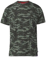 D555 DUKE BIG MENS CAMOUFLAGE T-SHIRT JUNGLE GREEN 2XL 3XL-6XL 7XL 8XL KS16427
