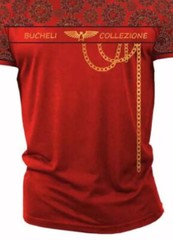 Men’s Bucheli Cotton T Shirt,Italian Style,Slim Fit,Stretch S M…..A1.A