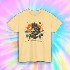 Not Lost Explorer Skull T-Shirt | Outdoor Adventure Tee | Nature Hiking Art