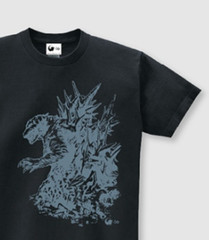 “Godzilla-1.0” elements H PARTY!! Collab. T-shirt Black TOHO Godzilla Store JPN