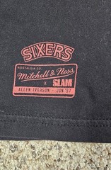 Allen Iverson T Shirt Mitchell & Ness Slam Magazine 76ers Whos Afraid Me Size L