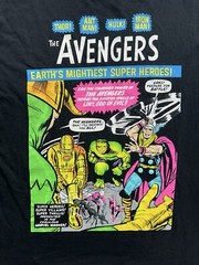 Marvel Avengers C Life Group T Shirt Men’s M Graphic Thor Hulk Blitz Loki