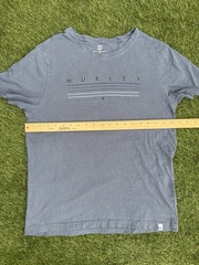 Men’s Hurley T-Shirt Short Sleeve Blue Medium ￼