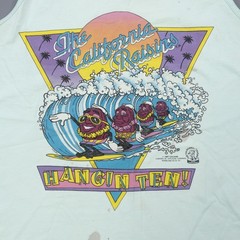Rare VTG ONEITA The California Raisins Hangin’ Ten 1987 Tank Top T Shirt 80s XL