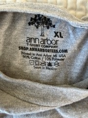 Ann Arbor T Shirt Co XL I Make Cute Babies Graphic Tee Gray Funny Short Sleeve