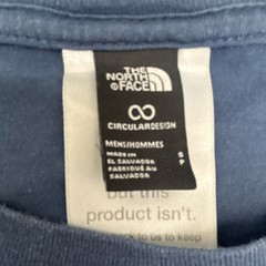 North Face Blue Men’s Small Crew Neck Short Sleeve T-Shirt FREE SHIPPING