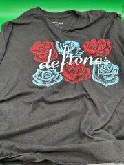 Deftones Blue And Red Roses T Shirt