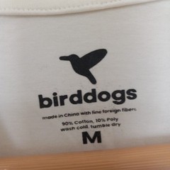 BIRD DOGS Men Cotton Blend T Shirt Casual Summer Graphic everyday Unisex Size M