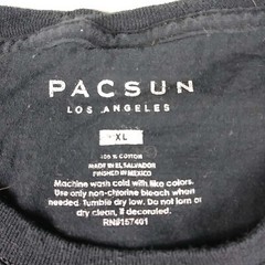 PacSun Fantasy Twisted Bald Eagle Long Sleeve Black T-Shirt Size XL
