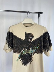 Represent Eagle Graphic T-Shirt Beige Men’s Streetwear Tee Excellent Condition
