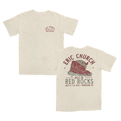 Eric Church Red Rocks 2026 Event Tee Merch, T-shirt Reprint