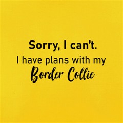 I Have Plans With My Border Collie – Mens T-Shirt – Dog Pet Puppy Love Funny
