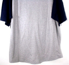 Sport Tek Men Short Sleeve Crew Neck T Shirt Size XL Navy Blue Gray New WHATEVER