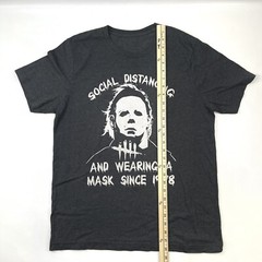 Halloween Michael Mayers Social Distancing Wearing Mask since 1979 T-Shirt M